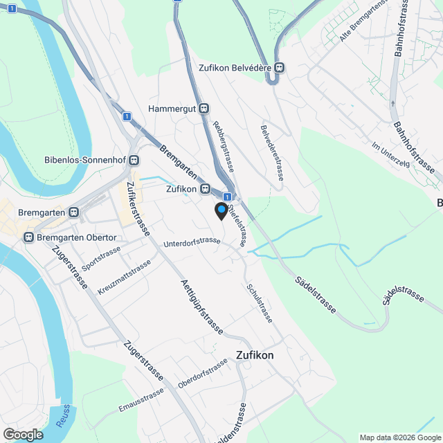 Attikatraum mit 75 m² Terrasse - modern & nachhaltig wohnen in Zufikon - Karte