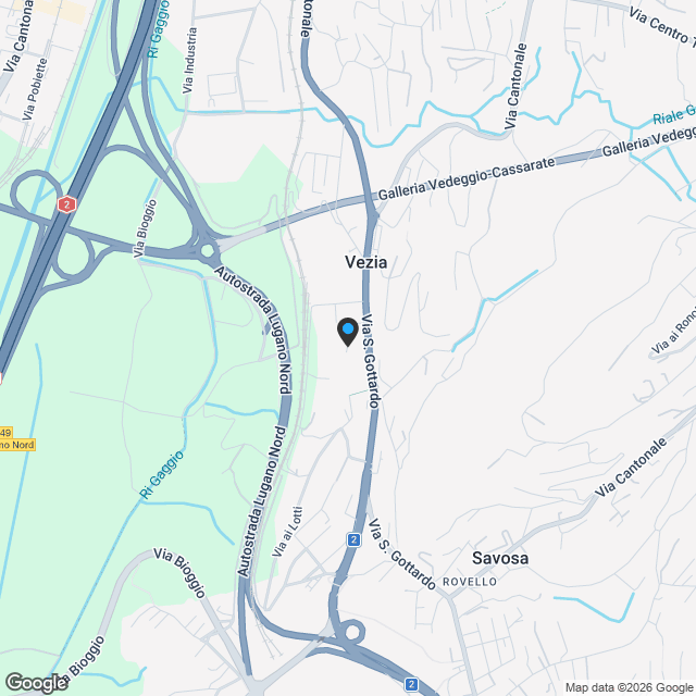 Appartamento di nuova costruzione a Vezia - Karte