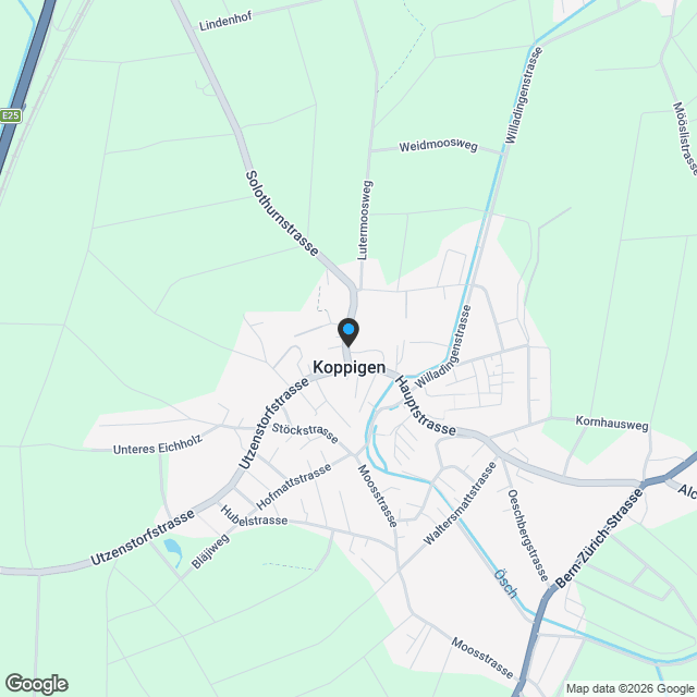 WOHNEN IM DORFZENTRUM: LETZTE EIGENTUMSWOHNUNG IM HERZEN VON KOPPIGEN - Karte