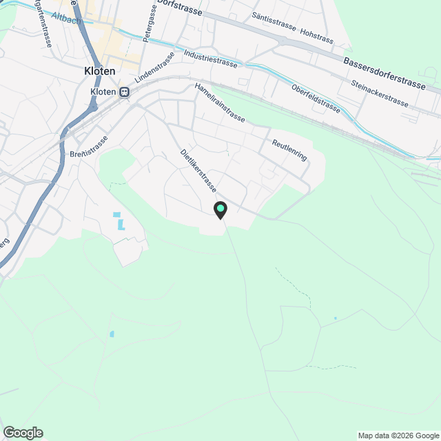 Moderne 2.5-Zimmer-Neubau-Wohnung in Kloten mit Terrasse - Karte