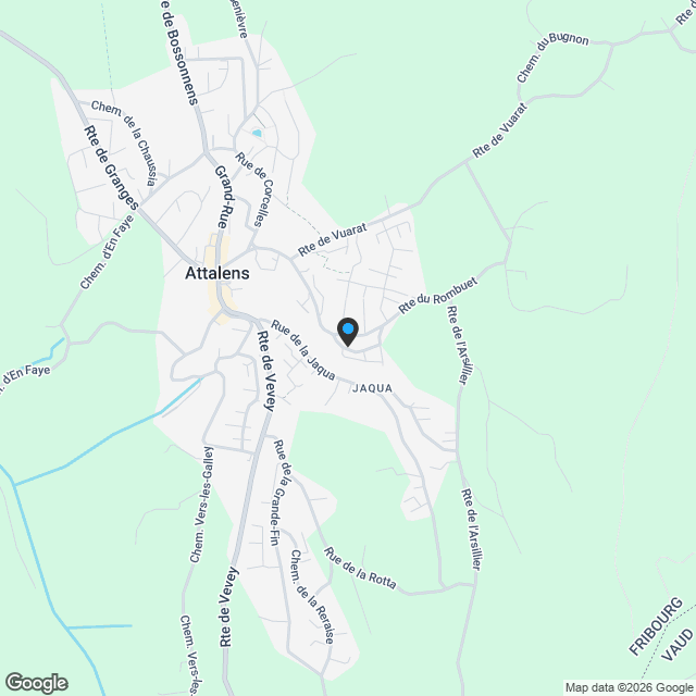 Magnifique appartement de 4,5 pièces avec balcon à Attalens (A11) - Karte