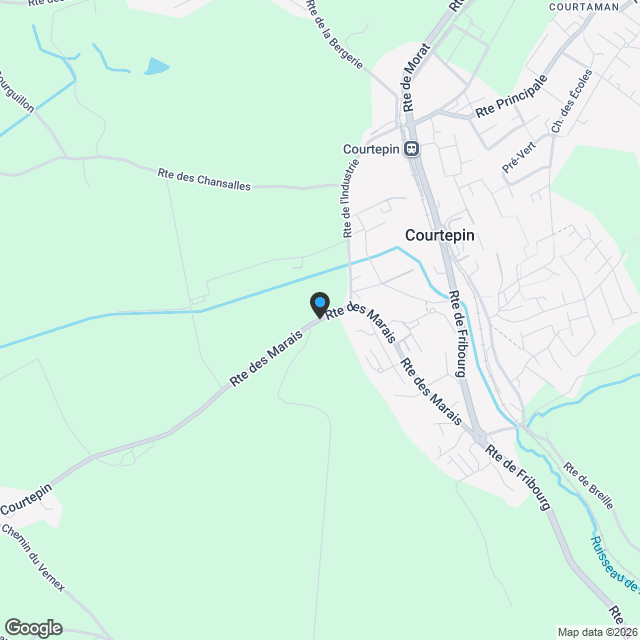 4.5 pièces neuf avec jardin et terrasse à Courtepin - Karte