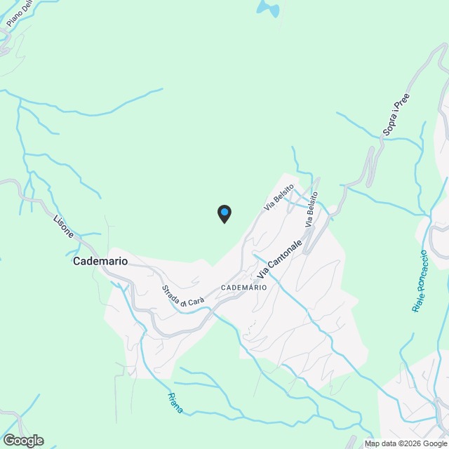 Appartamento - Cademario - Karte