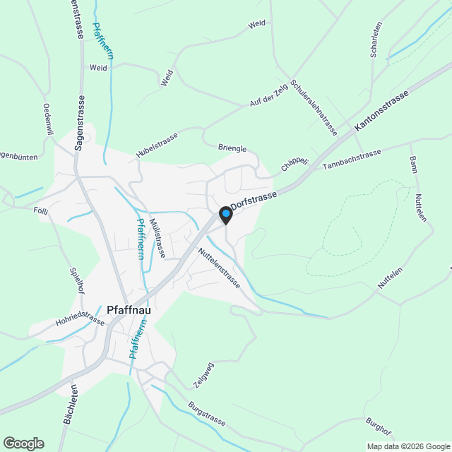 Wohnen mit aussergewöhnlicher Grosszügigkeit, weitläufige Terrasse und Blick ins Grüne - Karte