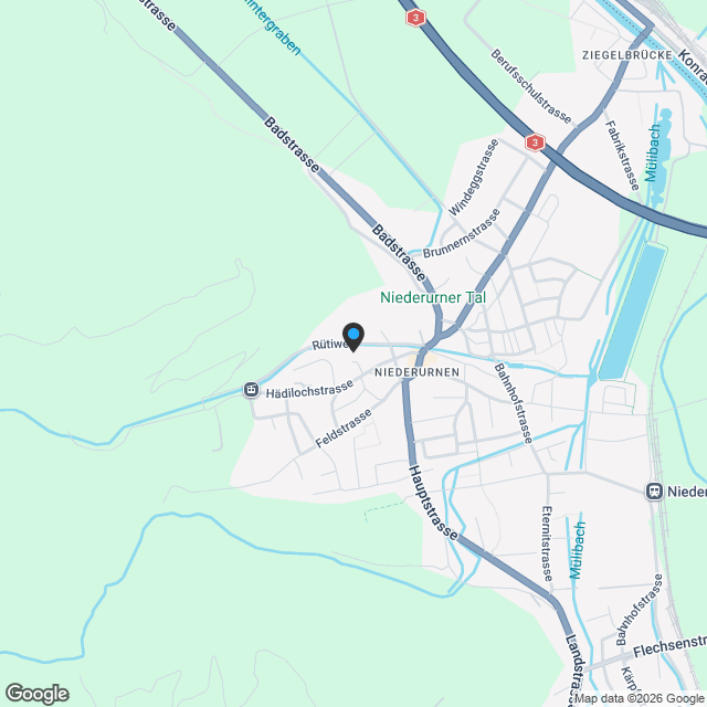Moderne 5.5-Zimmer-Neubau-Wohnung mit Garage in Glarus Nord - Karte
