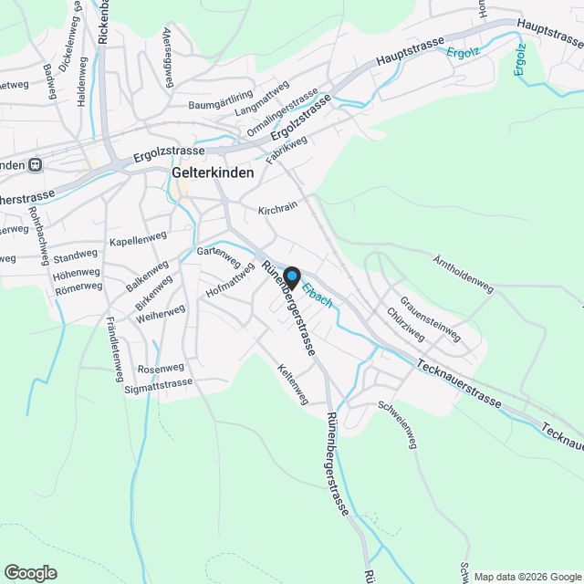 4.5 Zimmer-Wohnung mit Garten - Karte