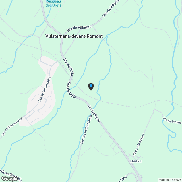 Villa contemporaine 5.5 pièces avec jardin ? Vuisternens-devant-Romont - Karte