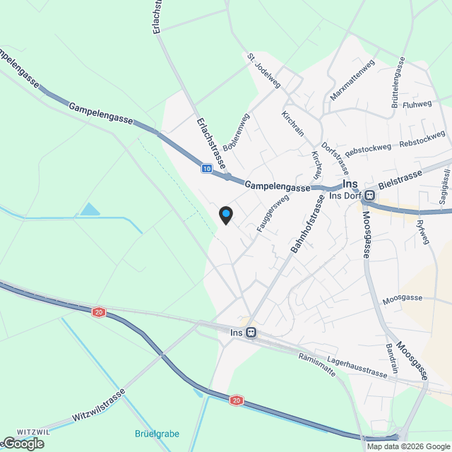 Gartenwohnung auf zwei Etagen - Karte