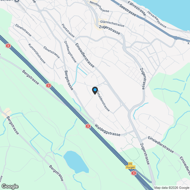 Ein Refugium über dem Zürichsee - auf zwei Ebenen - Karte