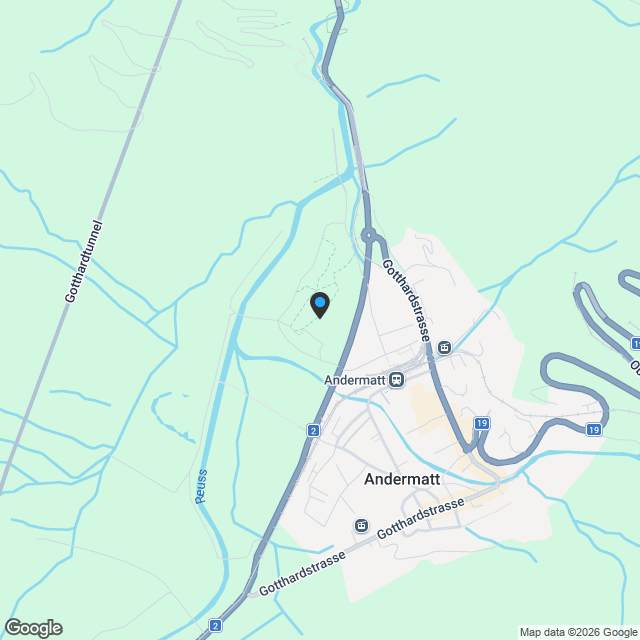 Modern Alpine Apartment in Andermatt - Karte