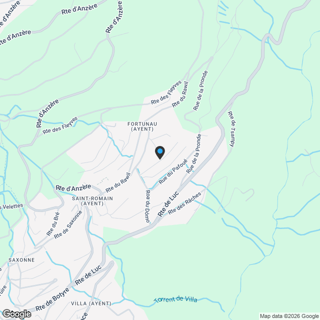 Lumière, cadre paisible et vue imprenable pour ce projet Minergie-P - Karte