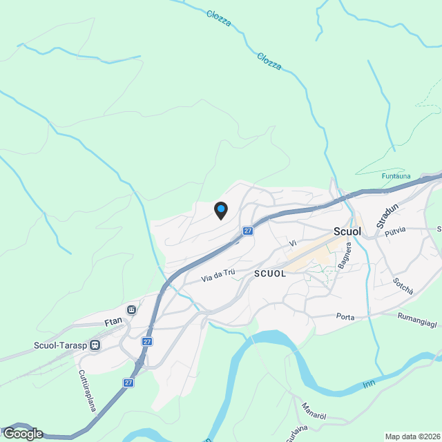 Exklusives Neubau-EFH mit Panorama in Scuol – Erstwohnsitz in Top-Hanglage - Karte