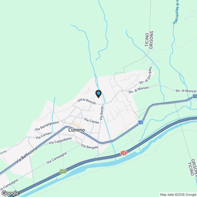 Moderno Capannone Industriale - Lumino - Karte