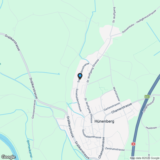 PANORAMA SUNSET | Grundstück | Hünenberg - Karte