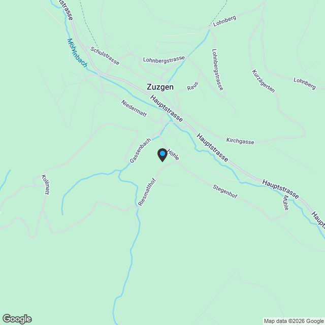 Ihr neues Zuhause in Zuzgen – modern, hochwertig und mit viel Lebensqualität - Karte