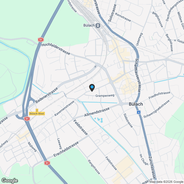 Schön gelegene 5.5-Zimmer-Attikawohnung Nähe Stadt Büli - Karte