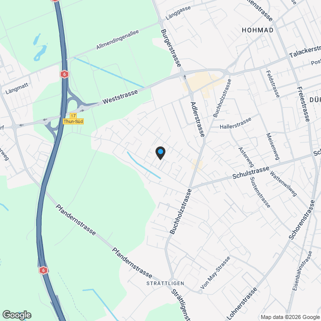 Neubau grosse helle 3.5 Zi-Whg. EG Neufeldstrasse 26 - Karte