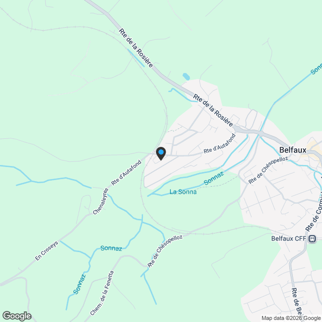 A vendre magnifique appartement de 5,5 pces sur la commune de Belfaux - Karte