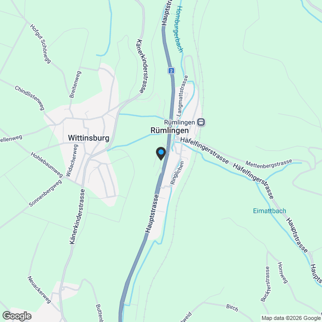 Modernes Familien-Idyll mit Weitblick in Rümlingen - Karte