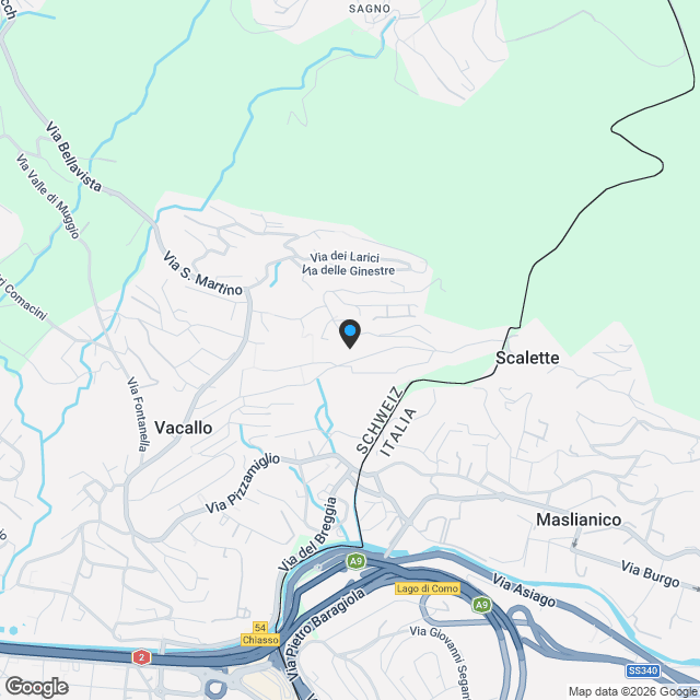 MODERNO 2.5 LOCALI CON TERRAZZA A VACALLO - Karte