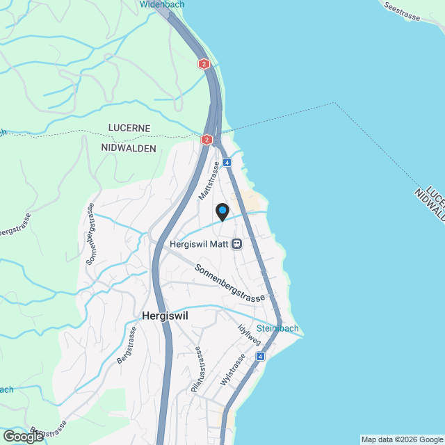 Moderne 4.5- oder 5,5-Zimmer-Wohnung mit tollem Blick  in Hergiswil - Karte
