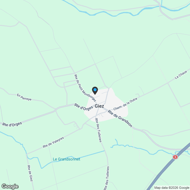 A GIEZ, splendide maison individuelle de 5 pièces avec deux terrasses (clés en main) - Karte