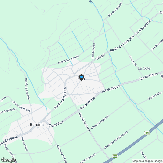 Magnifique rez-de-jardin de 5.5 pièces à Gilly - Karte