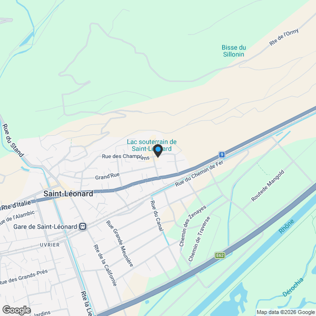 Résidence Alegria à Uvrier / Sion. - Karte