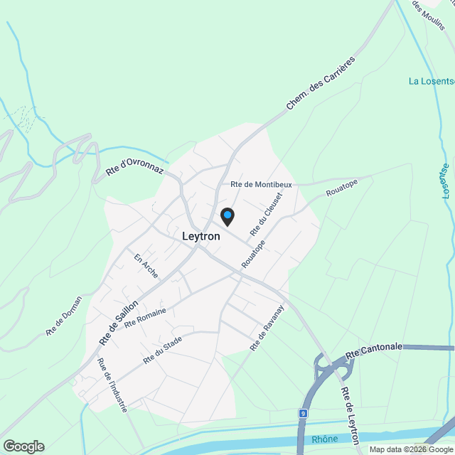 Une maison, un terrain, un potentiel - Karte