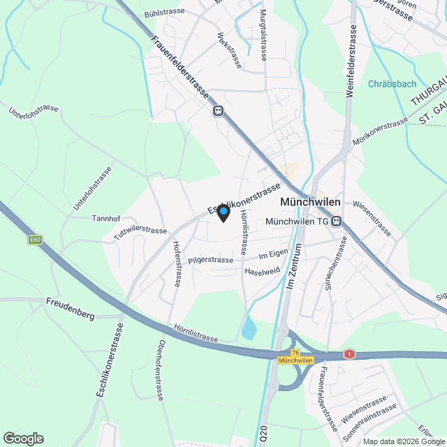MFH in Minergie-P mit 7 Wohnungen & 16 PP in der Region Hinterthurgau - Karte