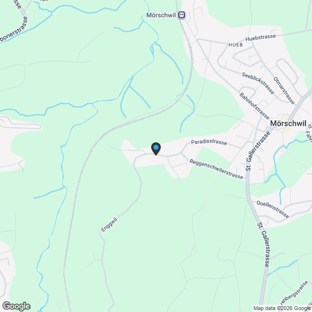Wohnen mit Weitblick: Exklusives Neubau-Doppeleinfamilienhaus an unverbaubarer Lage in Mörschwil - Karte