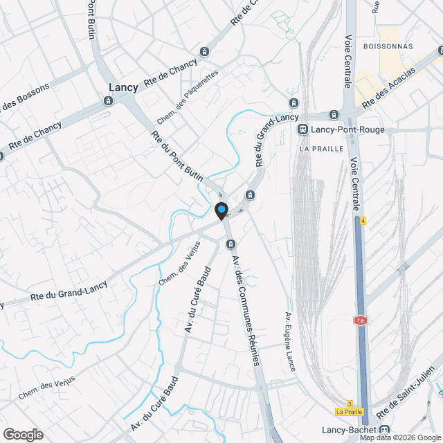 Appartement THPE sur plan de 3 pièces avec jardin privatif - Karte