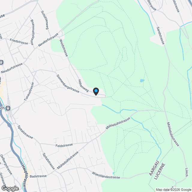 4.5-Zimmer Neubauwohnung mit Weitsicht in Reinach AG - Karte