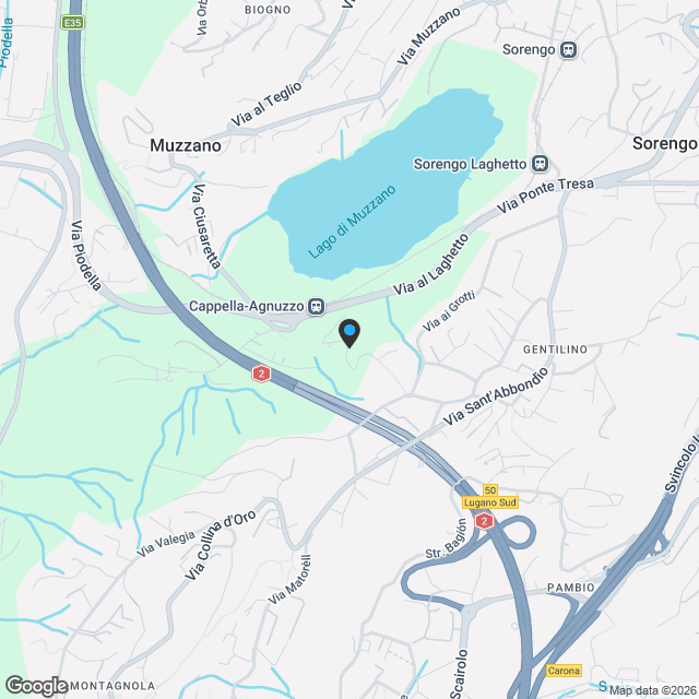 Villa - Gentilino - Karte