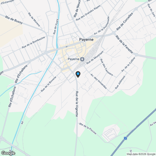 Appartement de 2.5 pièces au 1er étage - Karte