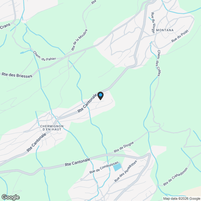 Villa Saphir A - Résidence 5.5 pièces de standing à Chermignon - Karte