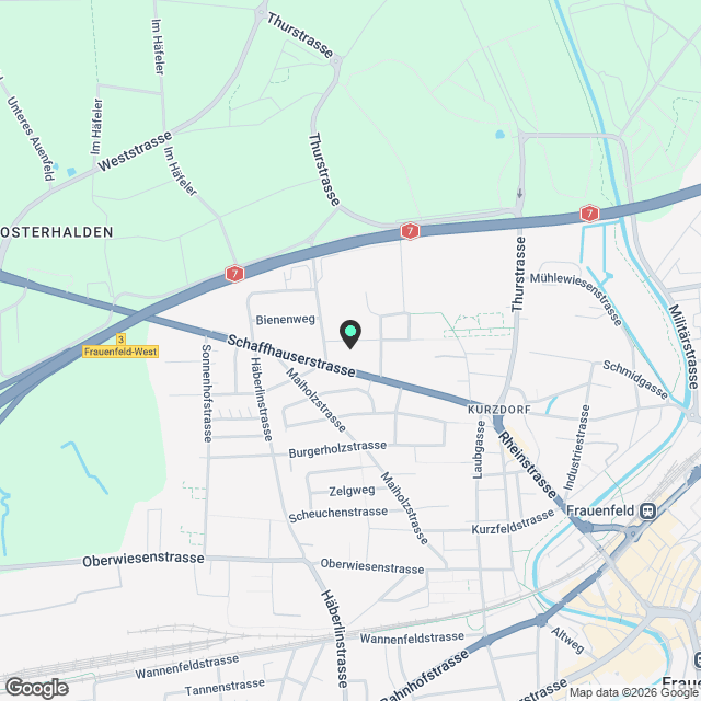 Erstbezug - Moderne 2½ Zimmer-Wohnung in ruhigem Quartier - Karte