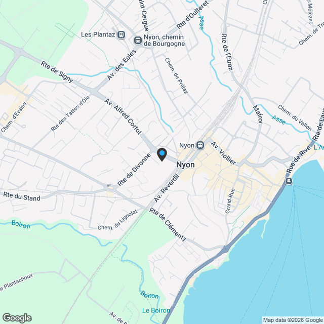Nouvelle promotion - Projet de 4 appartements à Nyon - Karte