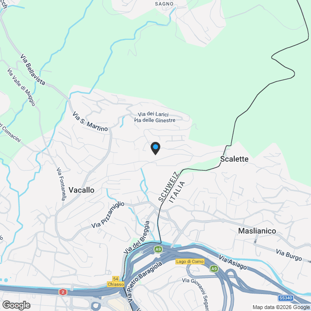 NUOVO ATTICO DI 4.5 LOCALI CON AMPIA TERRAZZA A VACALLO - Karte