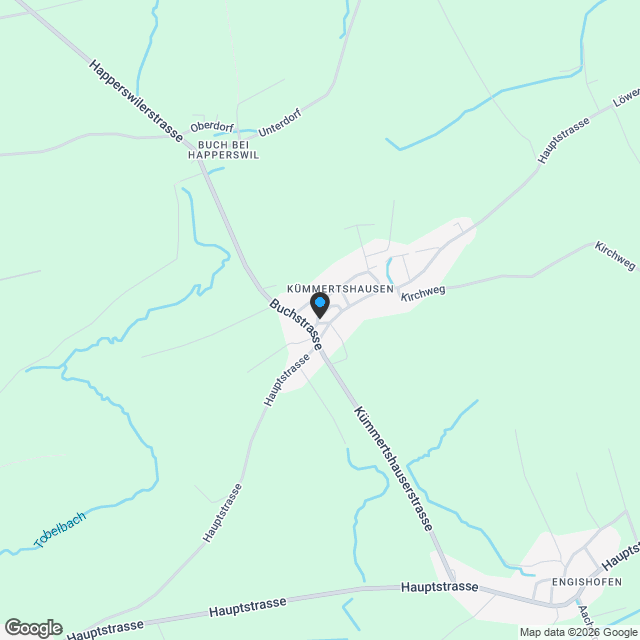 Moderne 3.5-Zimmer-Wohnung mit Gartenanteil in Kümmertshausen - attraktives Renditeobjekt - Karte