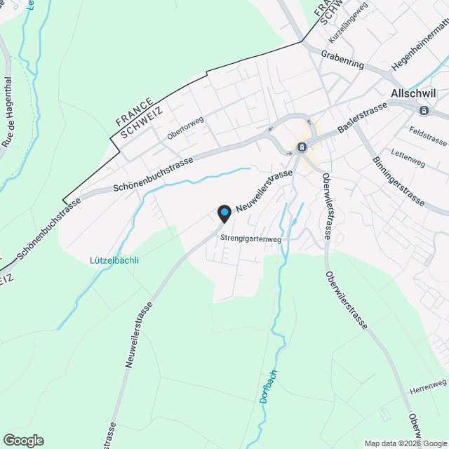 EXKLUSIVES EINFAMILIENHAUS AM WALDRAND – RUHE, NATUR & NÄHE ZU BASEL - Karte