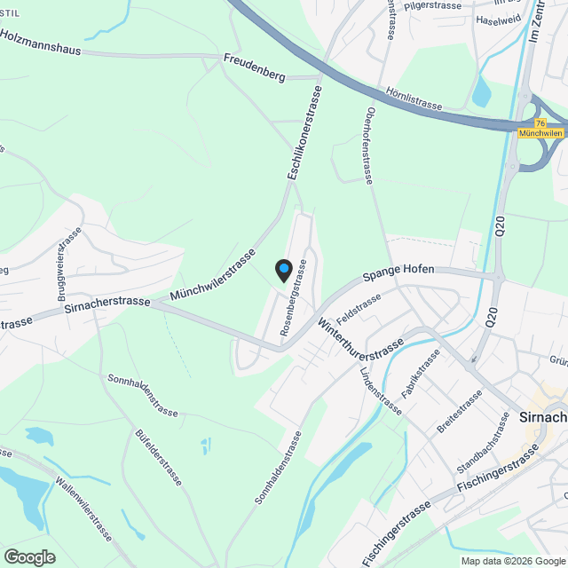 Neubau | 255 m² | 5.5-Zimmer-EFH "Rosenberg" | Erstbezug - Karte