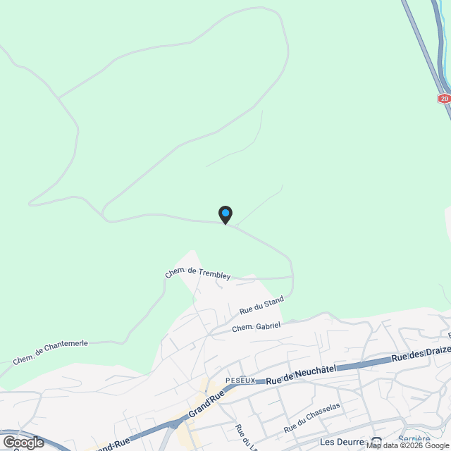 PERMIS DE CONSTRUIRE EN FORCE - Karte