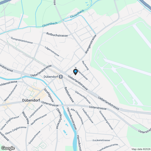 Grosszügiges Wohnen in bester Lage von Dübendorf - Karte