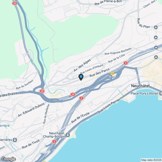 Spacieux appartement en duplex de 3,5 pièces avec jardin-terrasse - Karte
