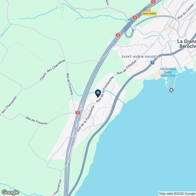 Sauges - Appartement de 3,5 pièces avec terrasse - Karte