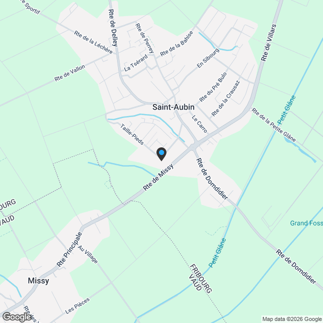 Spacieux 4,5 pièces neuf à St-Aubin (FR) - Karte