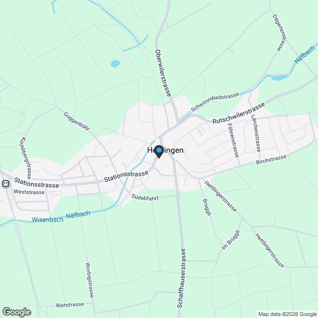 Neubau in Hettlingen - Transformation einer Stallscheune in ein Wohnhaus - Karte