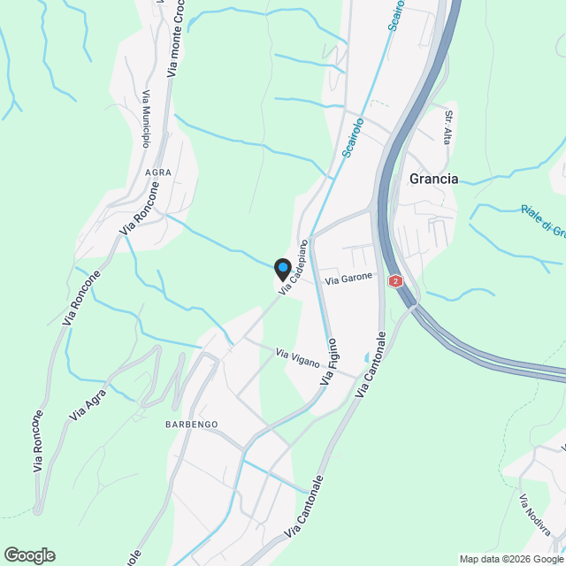 Accogliente appartamento 2.5 locali a Montagnola con garage - Karte