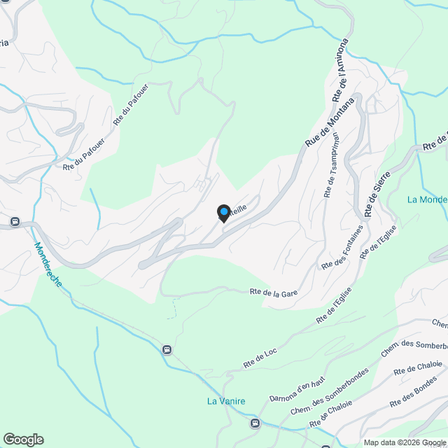 Nouvelle promotion : VILLA Sud Bella Lui , 6.5 pièces à Randogne Crans-Montana - Karte